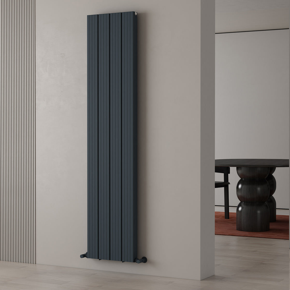 Carisa Chambord Double (Reverse Side Angers) Aluminium Designer Radiator