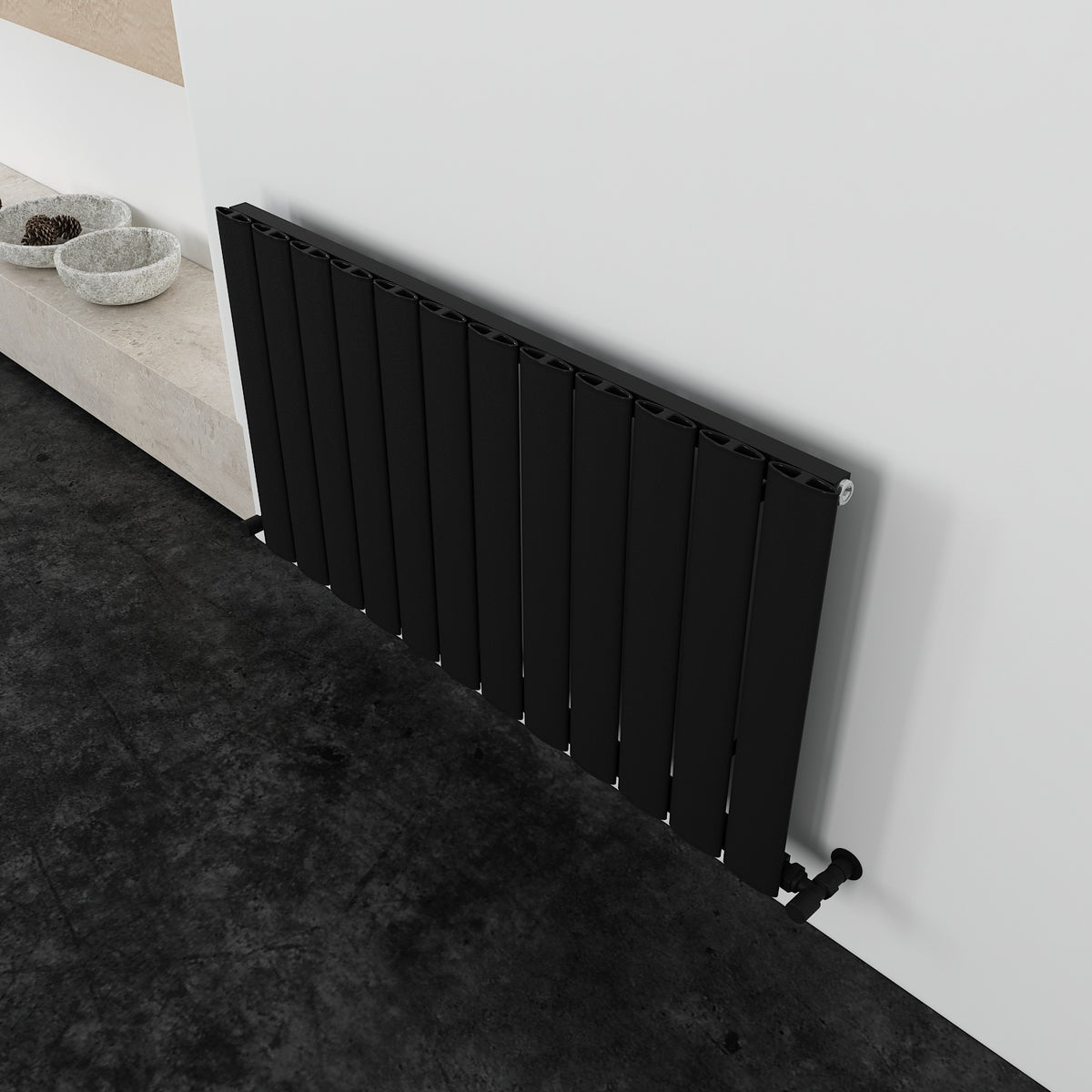 Carisa Elliptic Aluminium Designer Radiator