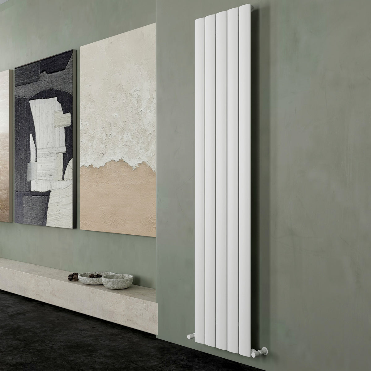 Carisa Elliptic Aluminium Designer Radiator