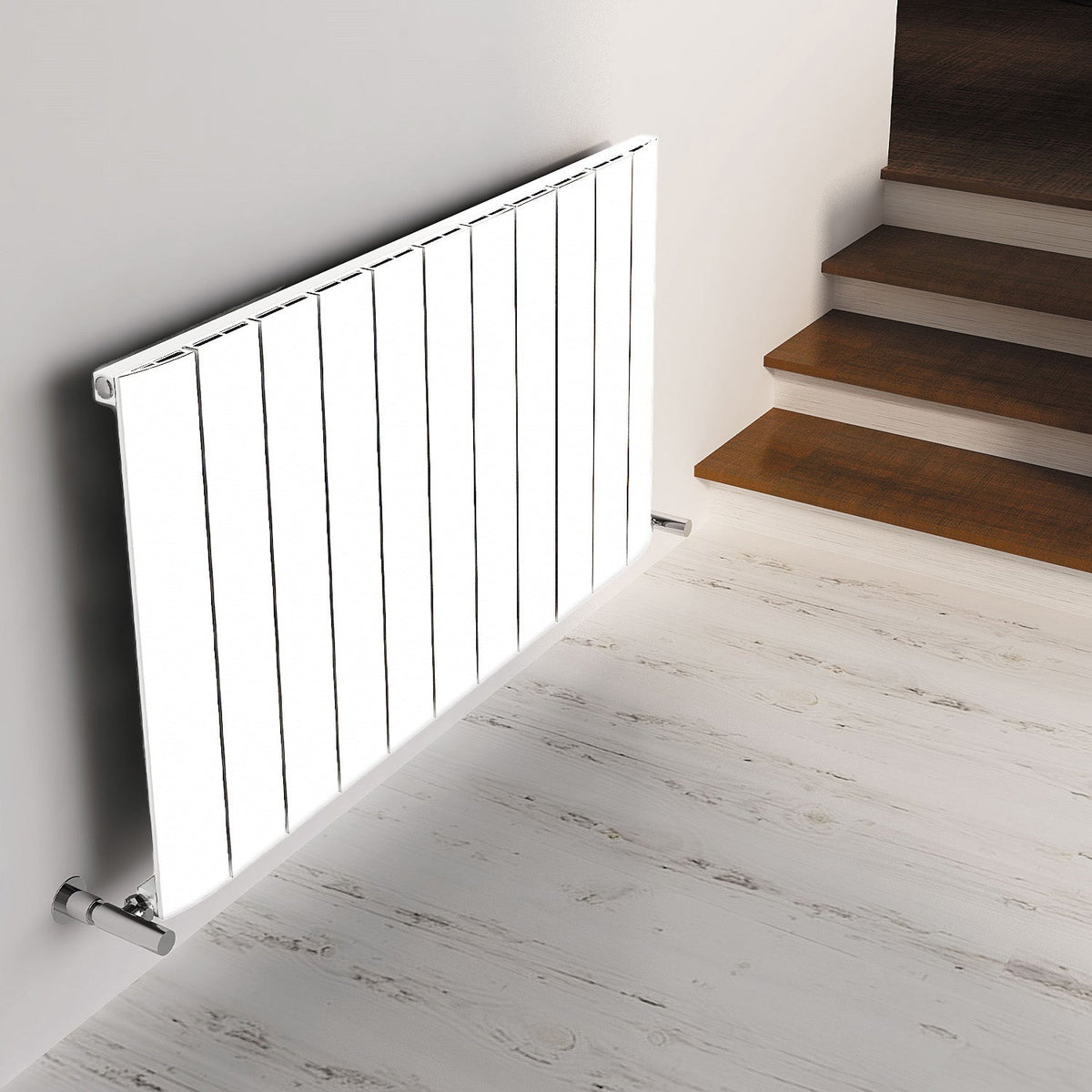 Carisa Slim Aluminium Designer Radiator – White