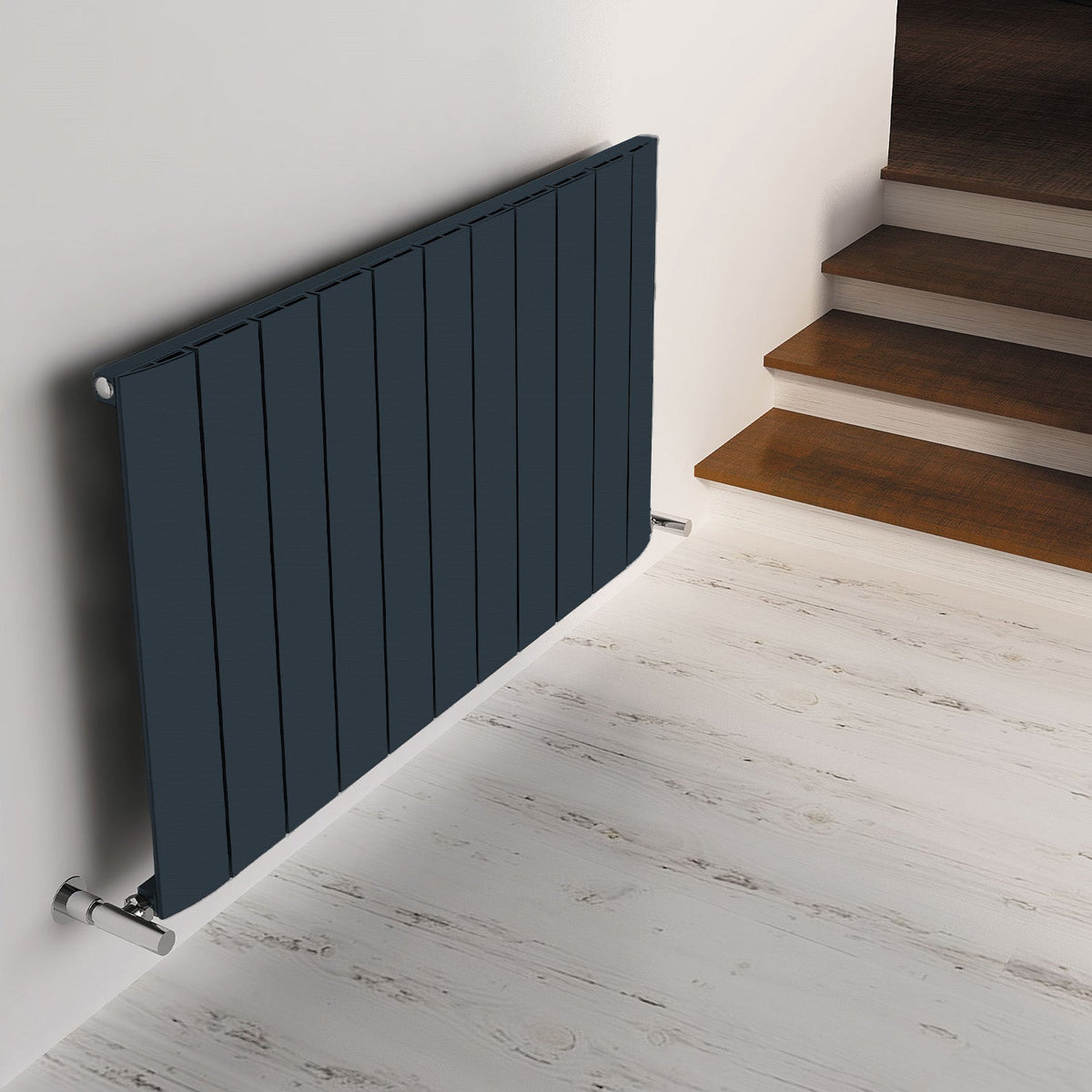 Carisa Slim Aluminium Designer Radiator – Anthracite