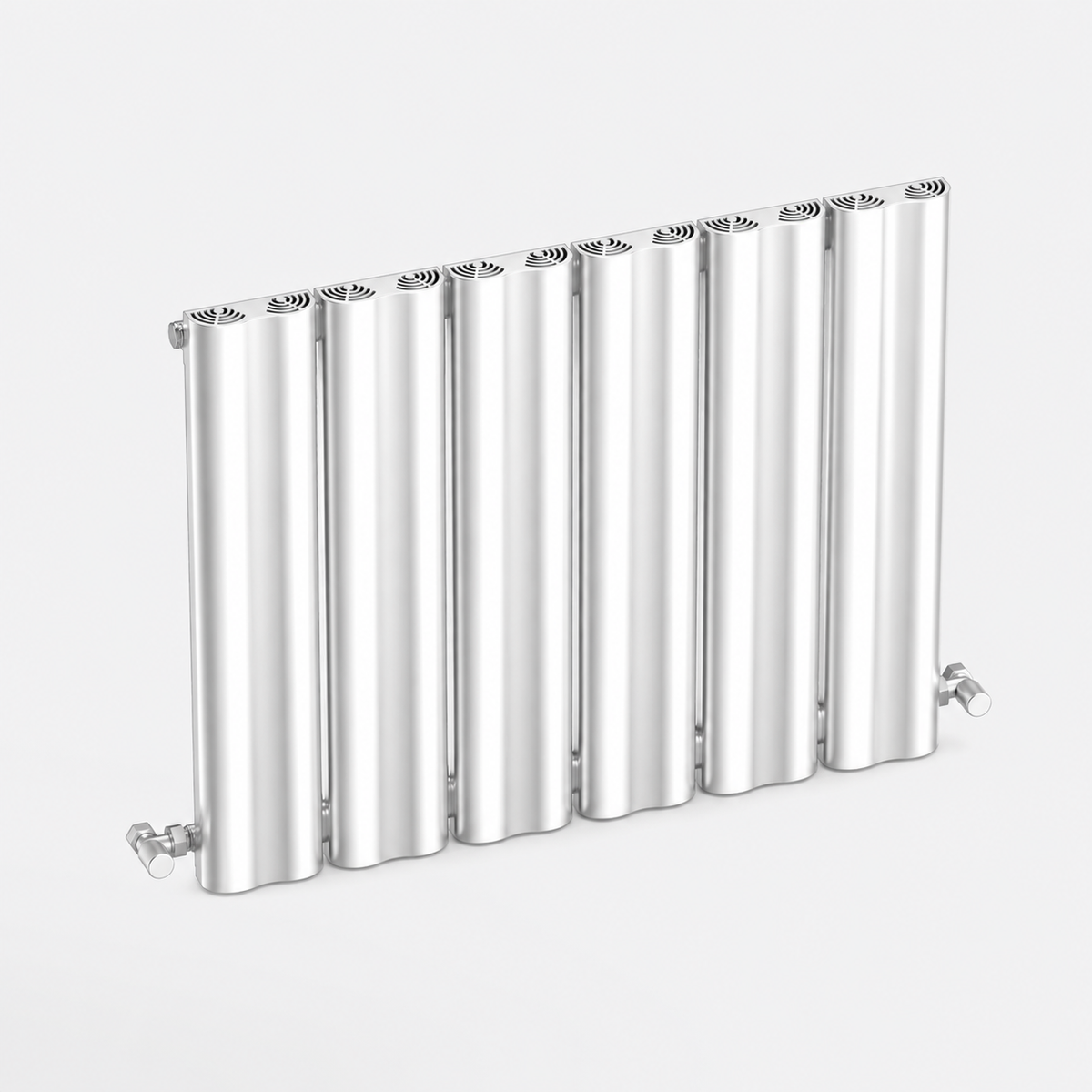 Carisa Wave Aluminium Designer Radiator – Polished Anodized