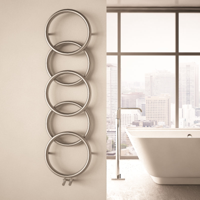 Carisa Halo Stainless Steel Heated Towel Rail