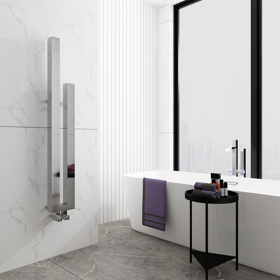 Carisa Jack Stainless Steel Heated Towel Rail