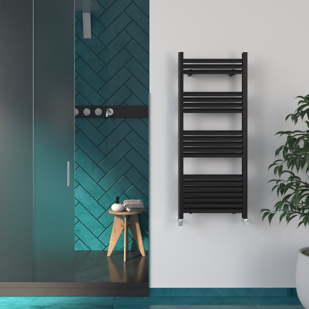 Carisa Lara Aluminium Heated Towel Rail