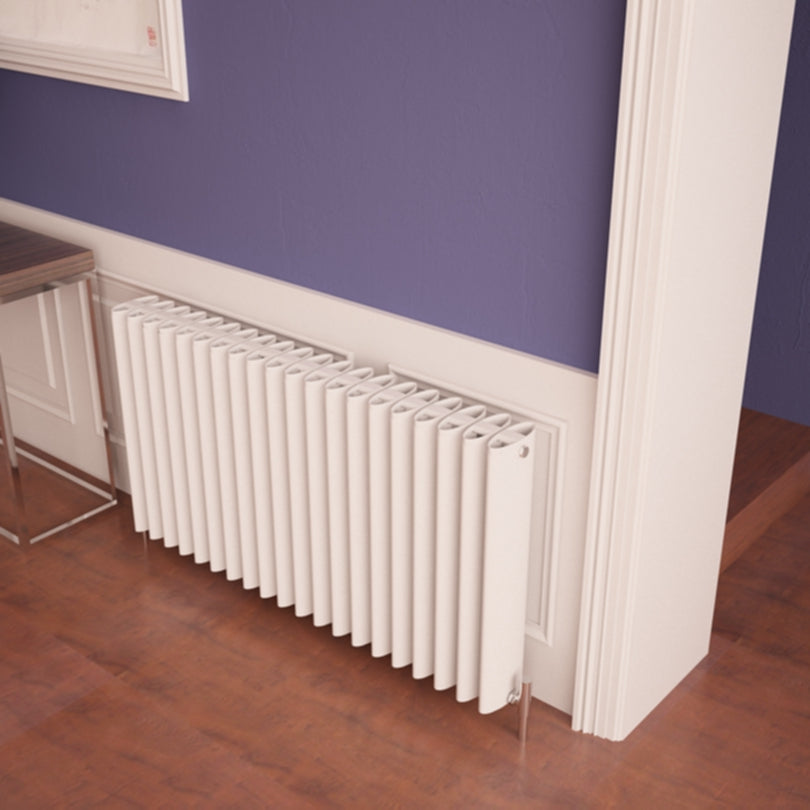 Carisa Oval Aluminium Designer Radiator – White