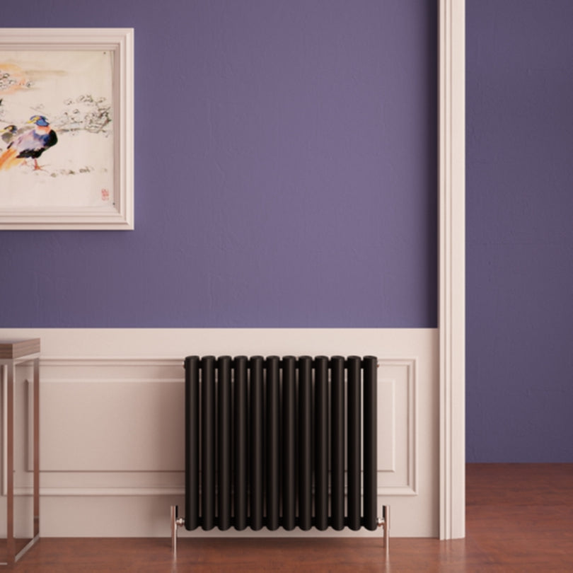 Carisa Oval Aluminium Designer Radiator – Black
