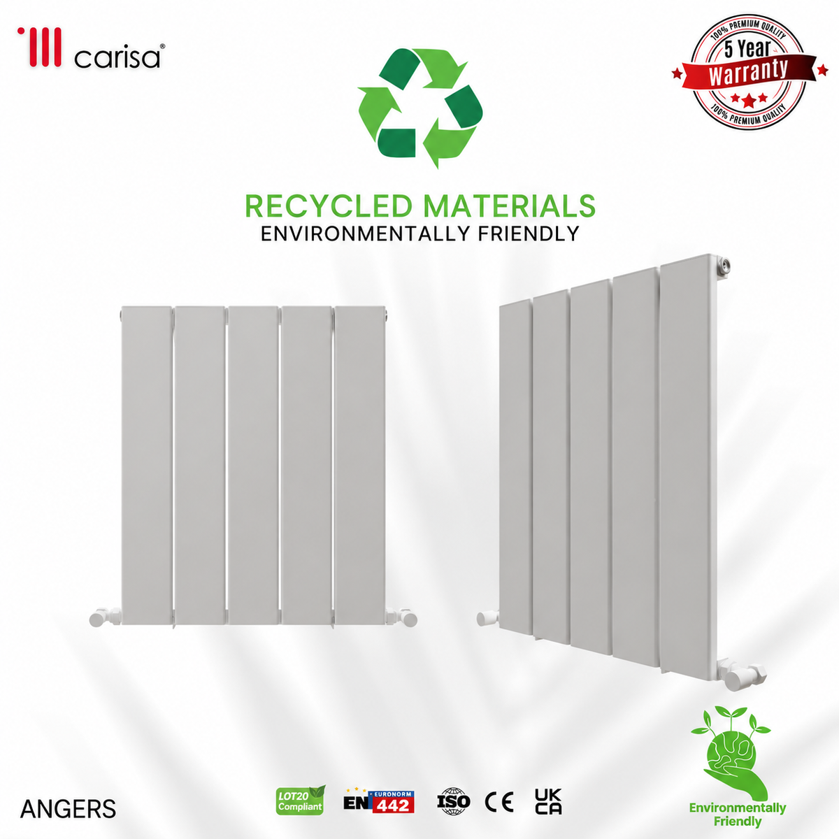 Carisa Angers Aluminium Designer Radiator