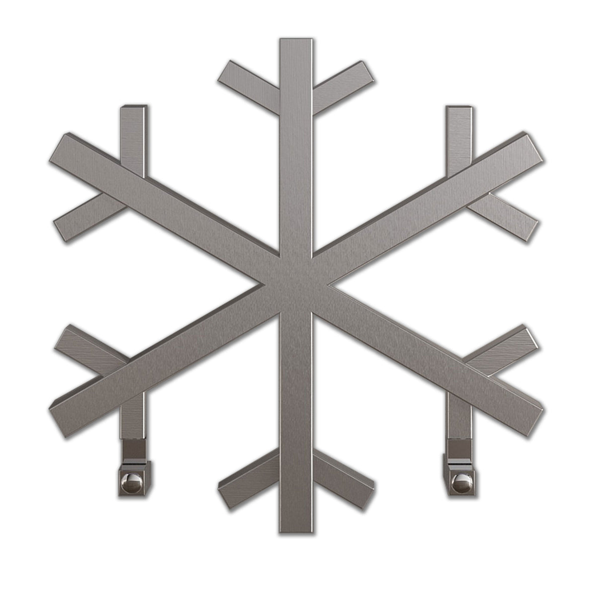 Carisa Snowflake Stainless Steel Heated Towel Rail – Satin Polished