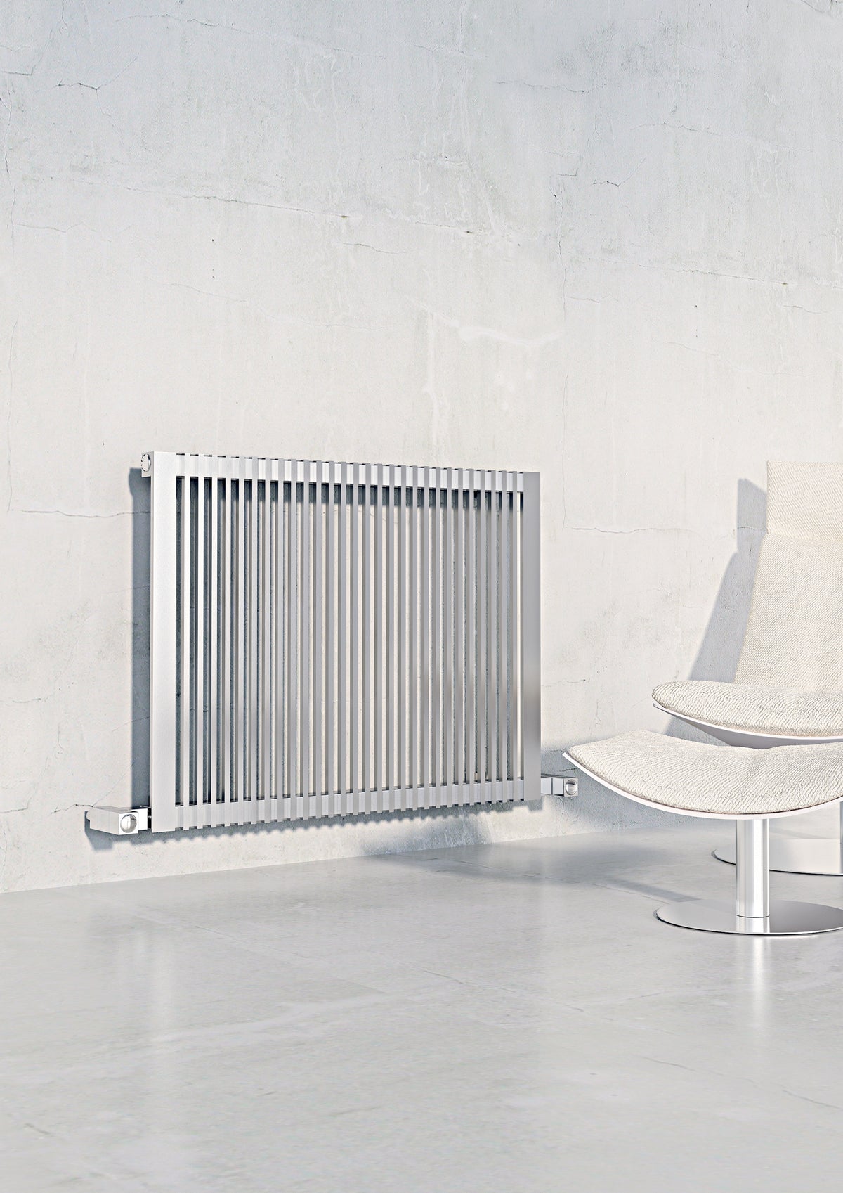 Carisa Stripe Stainless Steel Designer Radiator