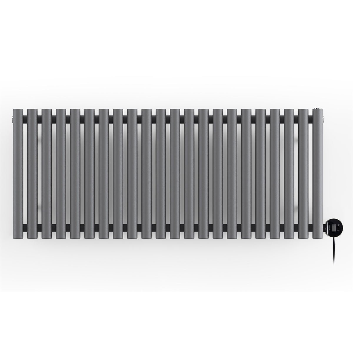 Terma Rolo Room E Electric Designer Radiator – H 580 x W 1195 mm – 1000 W, Modern Grey, Wi-Fi