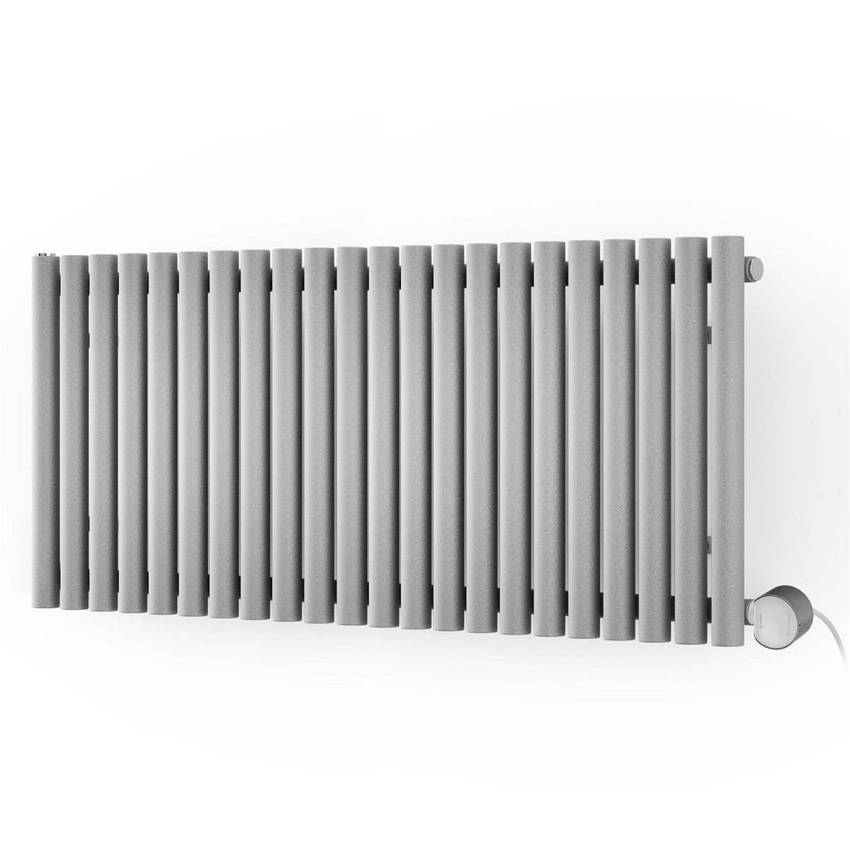 Terma Rolo Room E Electric Designer Radiator – H 580 x W 1195 mm – 1000 W, Salt n Pepper, Wi-Fi