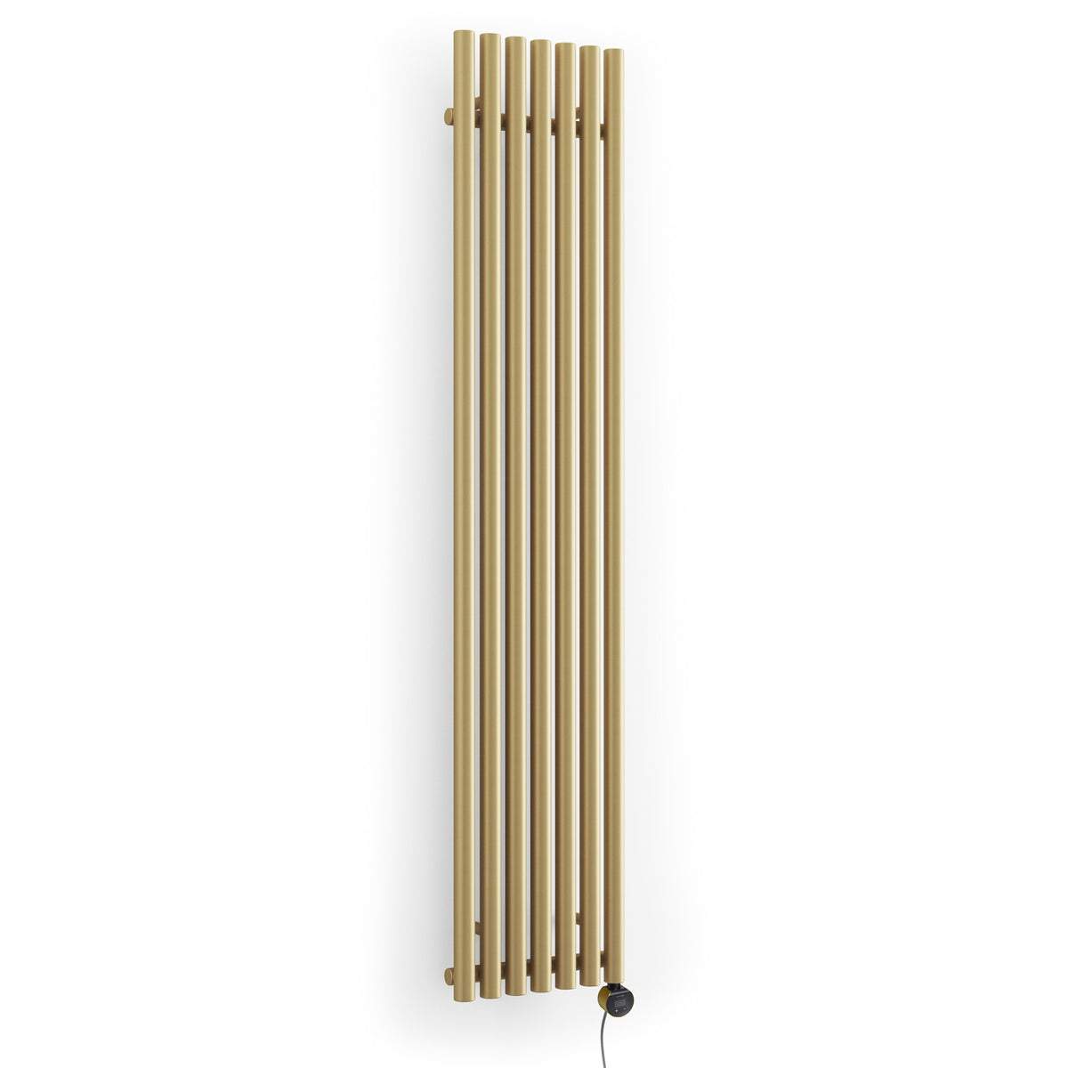Terma Rolo Room E Electric Designer Radiator – H 1800 x W 370 mm – 800 W, Brass, Wi-Fi