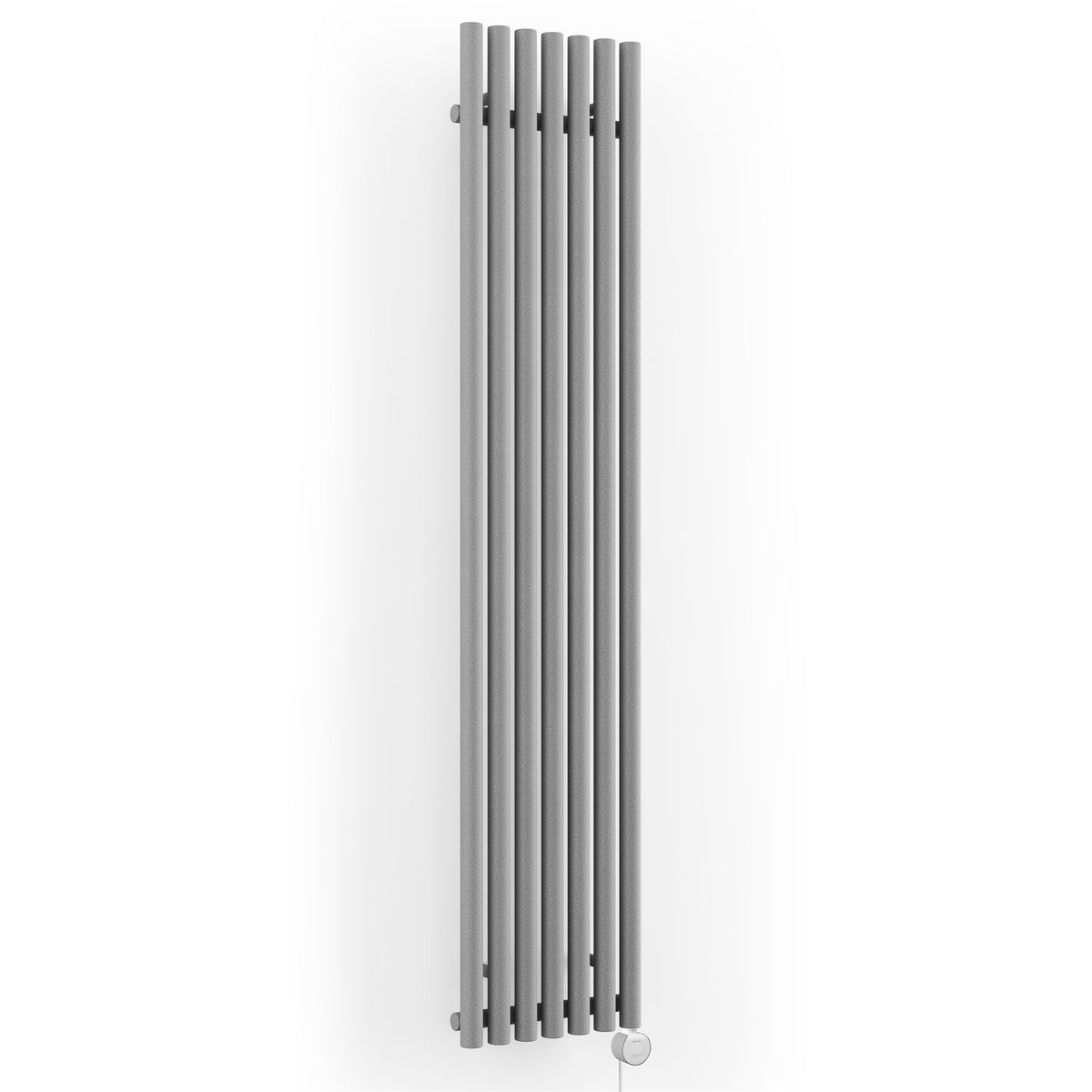 Terma Rolo Room E Electric Designer Radiator – H 1800 x W 370 mm – 800 W, Salt n Pepper, Wi-Fi