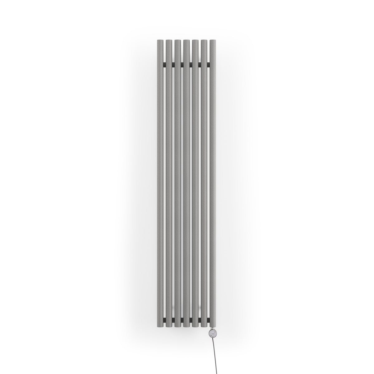 Terma Rolo Room E Electric Designer Radiator – H 1800 x W 370 mm – 800 W, Salt n Pepper, Bluetooth