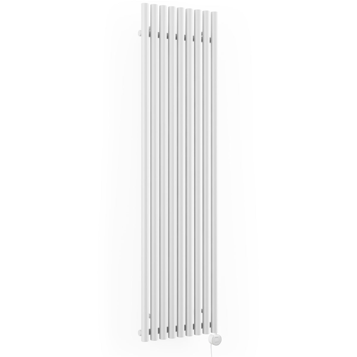 Terma Rolo Room E Electric Designer Radiator – H 1800 x W 480 mm – 1000 W, White RAL 9016, Wi-Fi