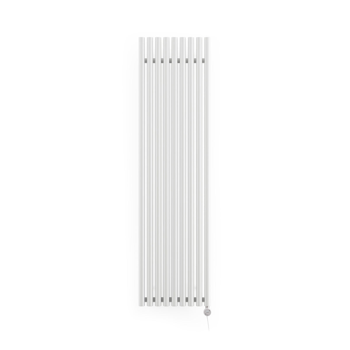 Terma Rolo Room E Electric Designer Radiator – H 1800 x W 480 mm – 1000 W, White RAL 9016, Bluetooth