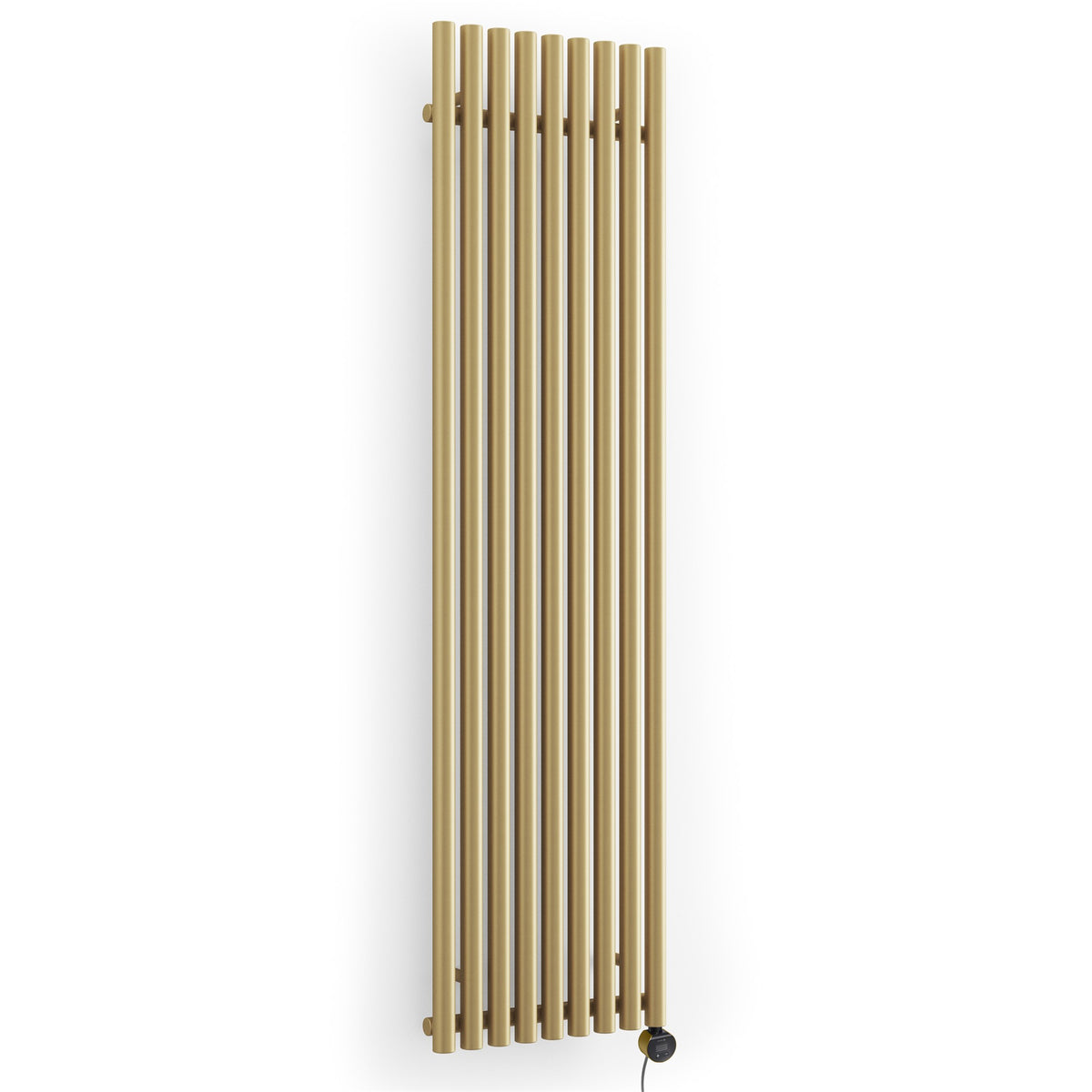 Terma Rolo Room E Electric Designer Radiator – H 1800 x W 480 mm – 1000 W, Brass, Wi-Fi
