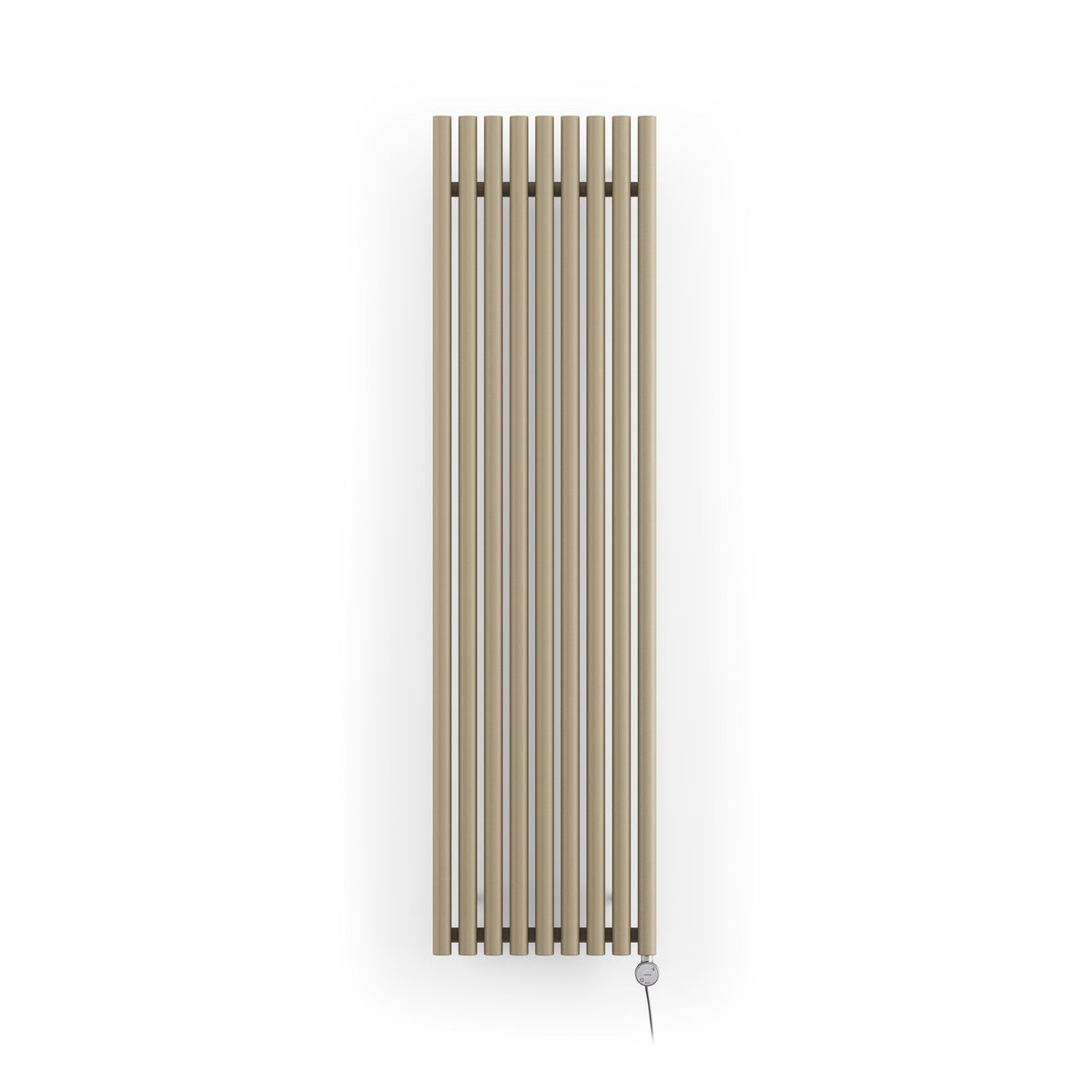 Terma Rolo Room E Electric Designer Radiator – H 1800 x W 480 mm – 1000 W, Quartz Mocha, Bluetooth