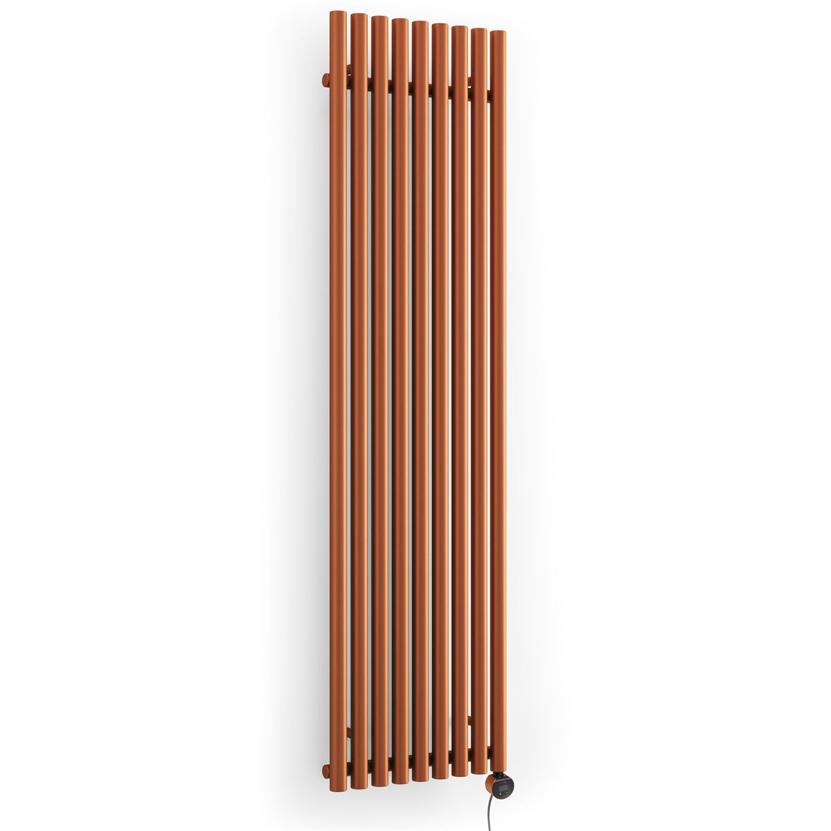 Terma Rolo Room E Electric Designer Radiator – H 1800 x W 480 mm – 1000 W, True Copper, Wi-Fi