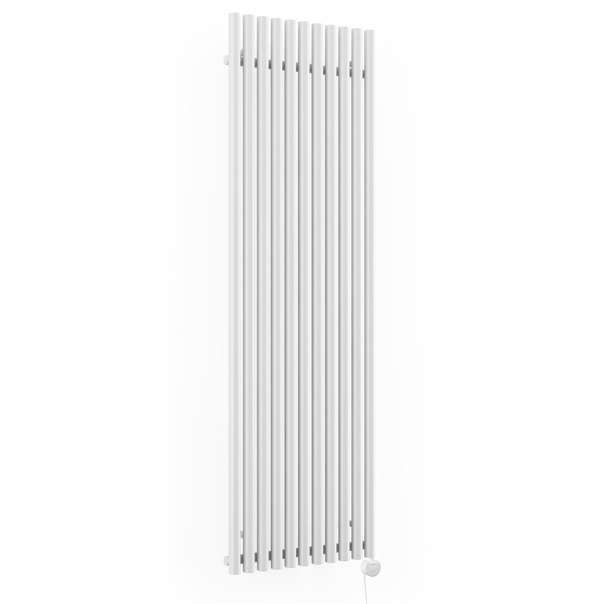 Terma Rolo Room E Electric Designer Radiator – H 2000 x W 590 mm – 1500 W, White RAL 9016, Wi-Fi