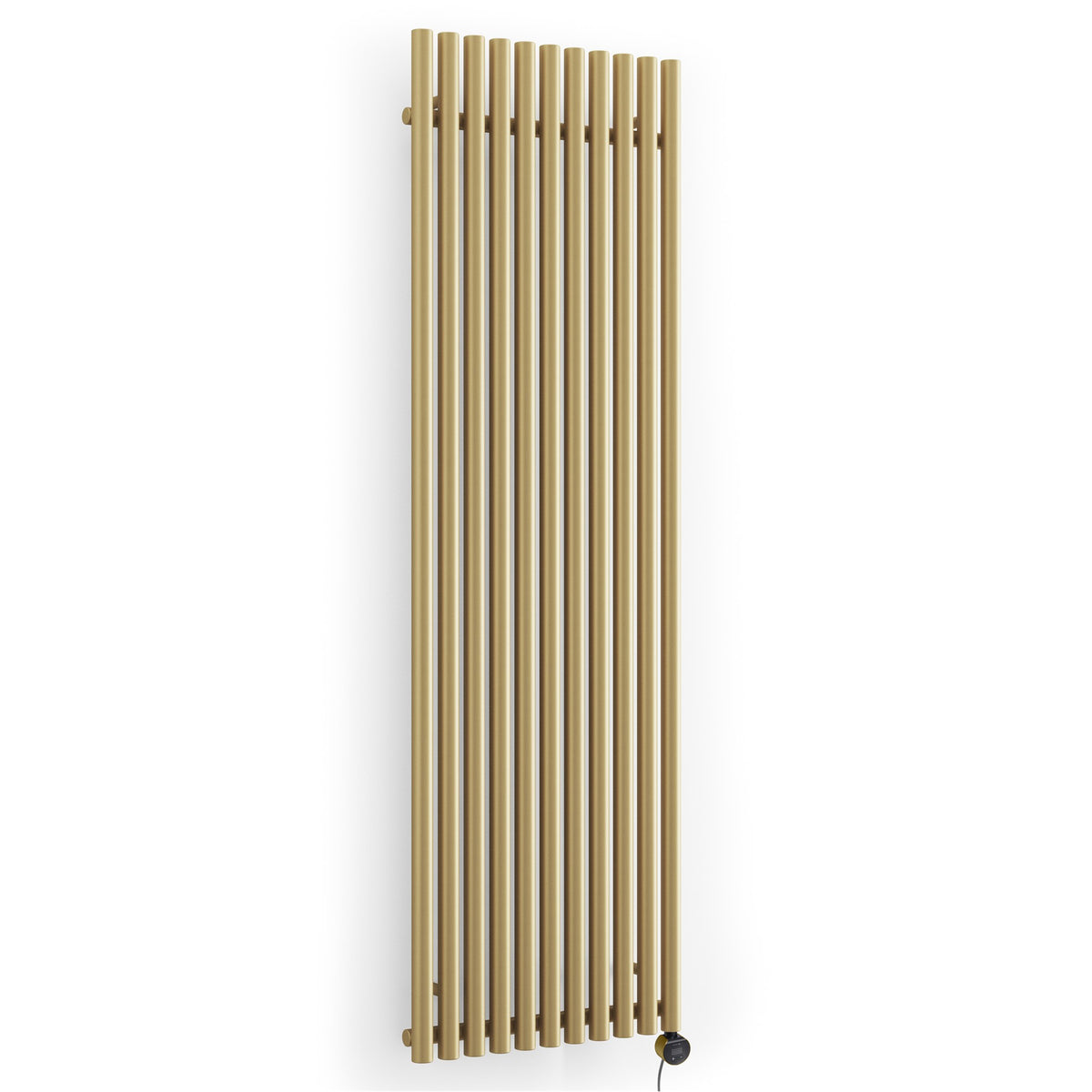 Terma Rolo Room E Electric Designer Radiator – H 2000 x W 590 mm – 1500 W, Brass, Wi-Fi