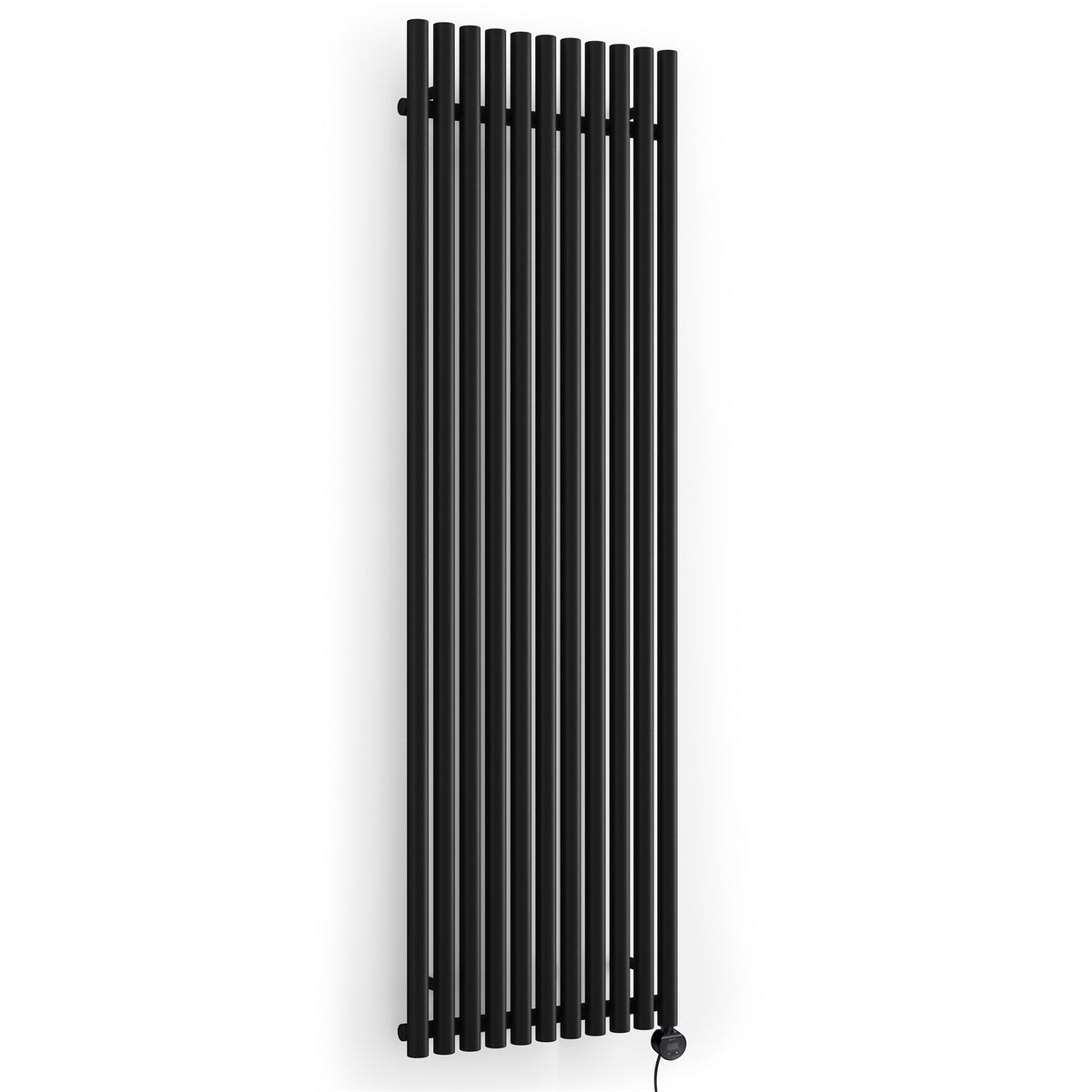 Terma Rolo Room E Electric Designer Radiator – H 2000 x W 590 mm – 1500 W, Heban Black, Wi-Fi