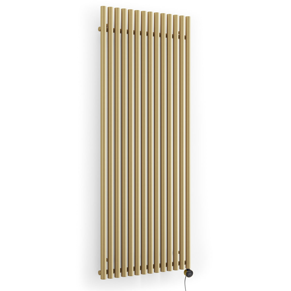 Terma Rolo Room E Electric Designer Radiator – H 2000 x W 755 mm – 2000 W, Brass, Wi-Fi