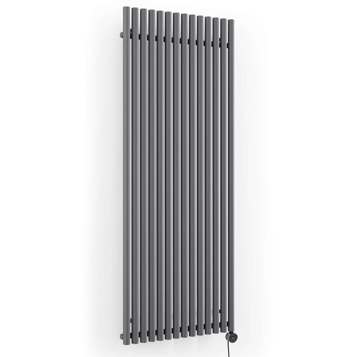 Terma Rolo Room E Electric Designer Radiator – H 2000 x W 755 mm – 2000 W, Modern Grey, Wi-Fi