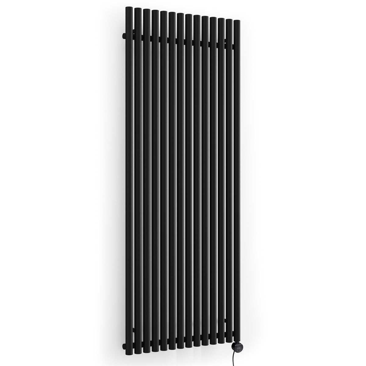 Terma Rolo Room E Electric Designer Radiator – H 2000 x W 755 mm – 2000 W, Heban Black, Wi-Fi
