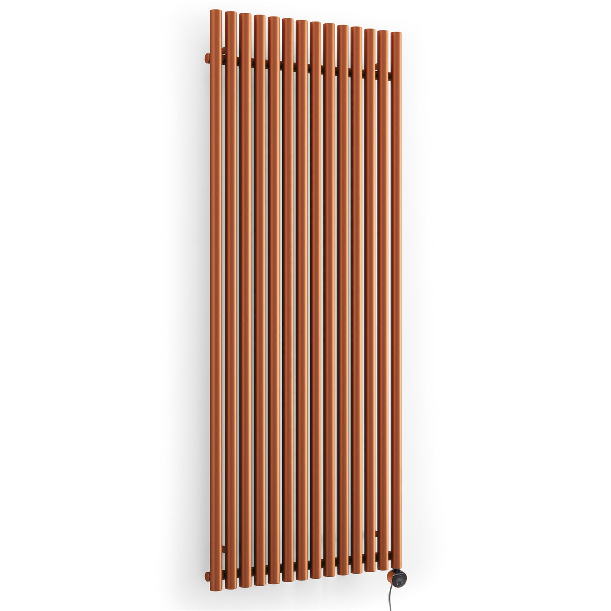 Terma Rolo Room E Electric Designer Radiator – H 2000 x W 755 mm – 2000 W, True Copper, Wi-Fi