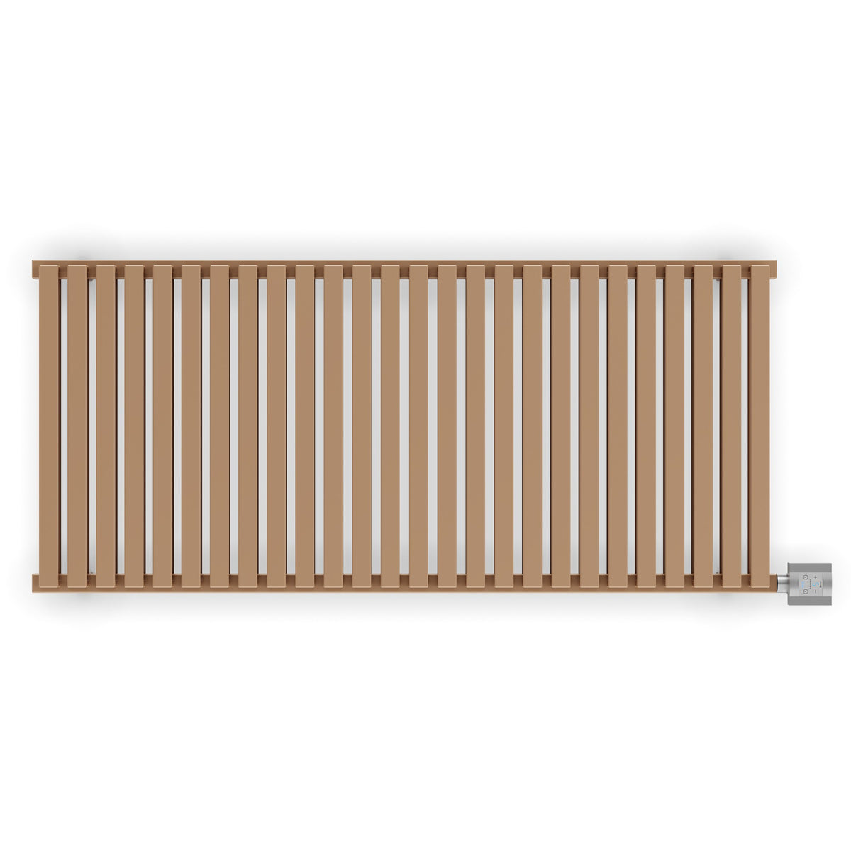 Terma Nemo Electric Designer Radiator – H 530 x W 1185 mm – 1000 W, Bright Copper