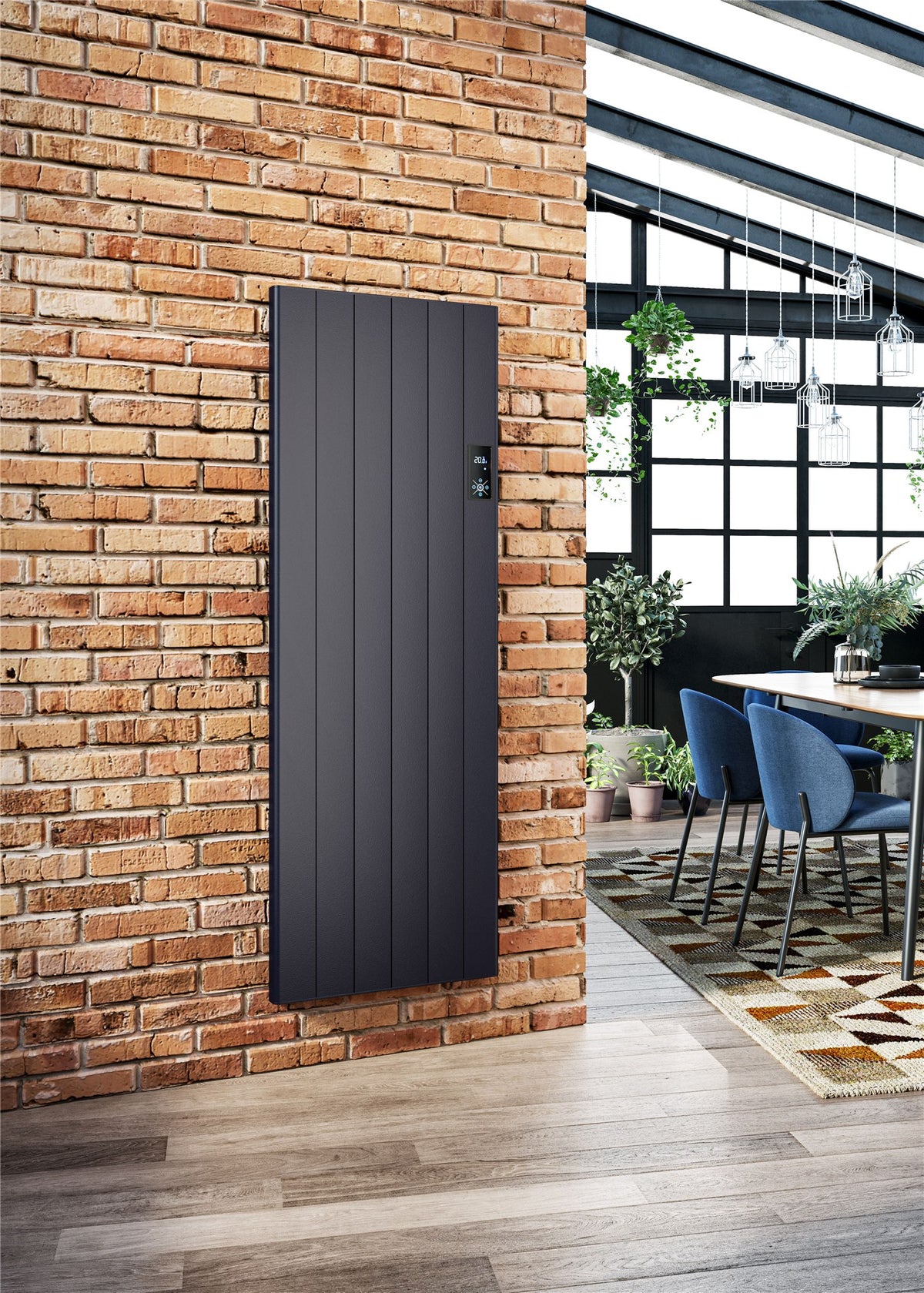 DQ BGO Electric Designer Radiator – room set