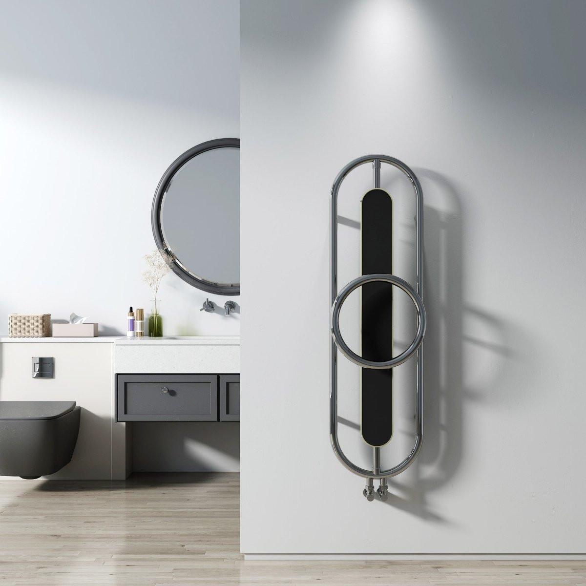 Carisa Aiden Stainless Steel Heated Towel Rail – Mirror Polished