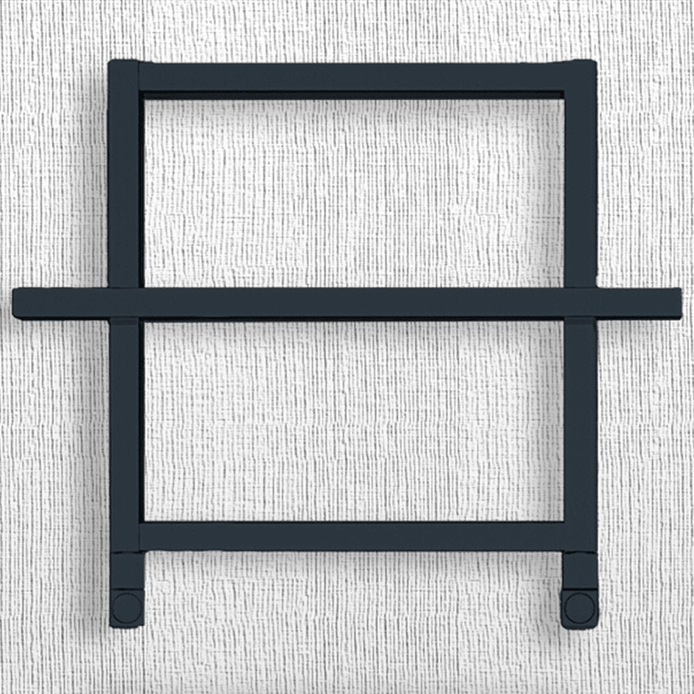 Carisa Ajax Aluminium Heated Towel Rail – Anthracite