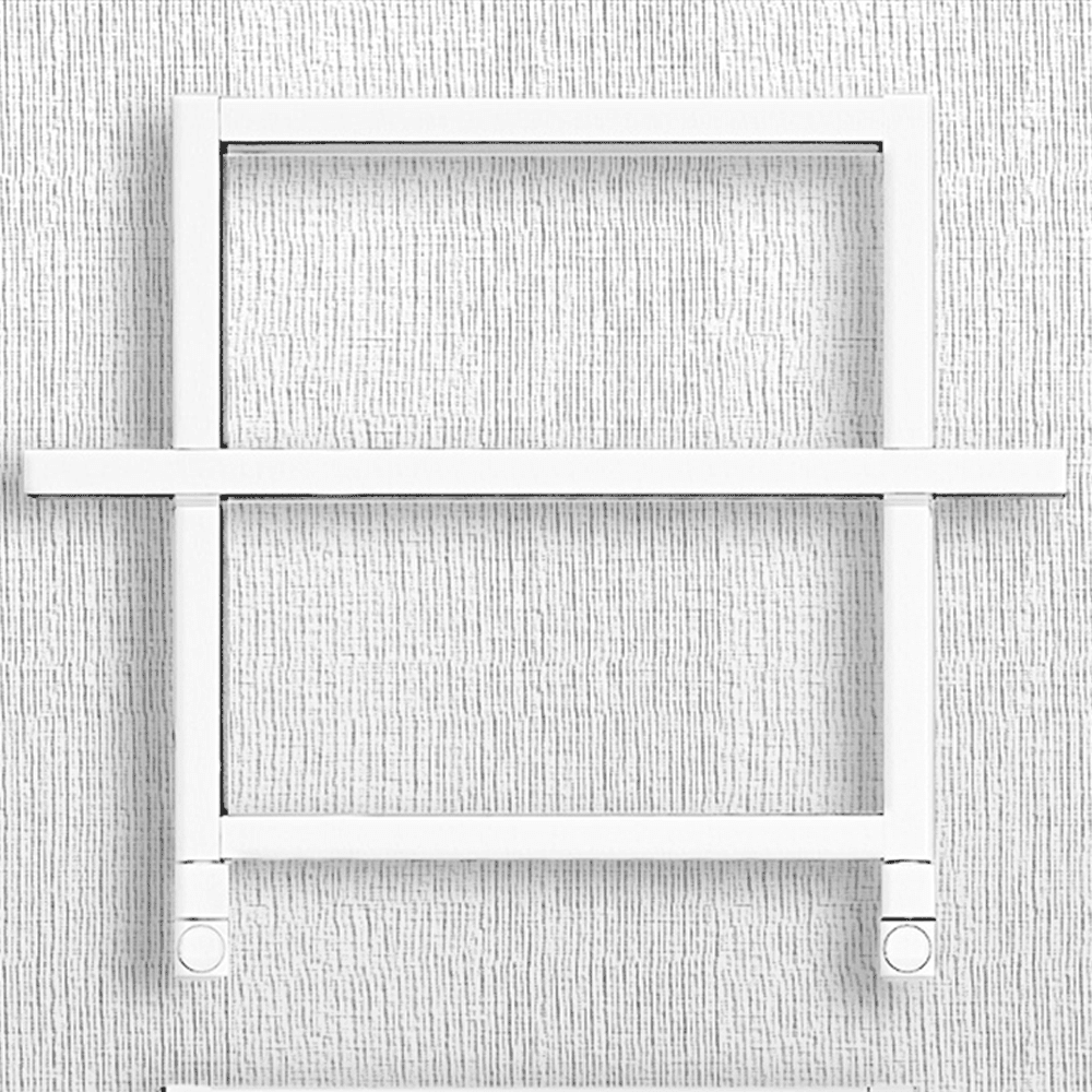 Carisa Ajax Aluminium Heated Towel Rail – White