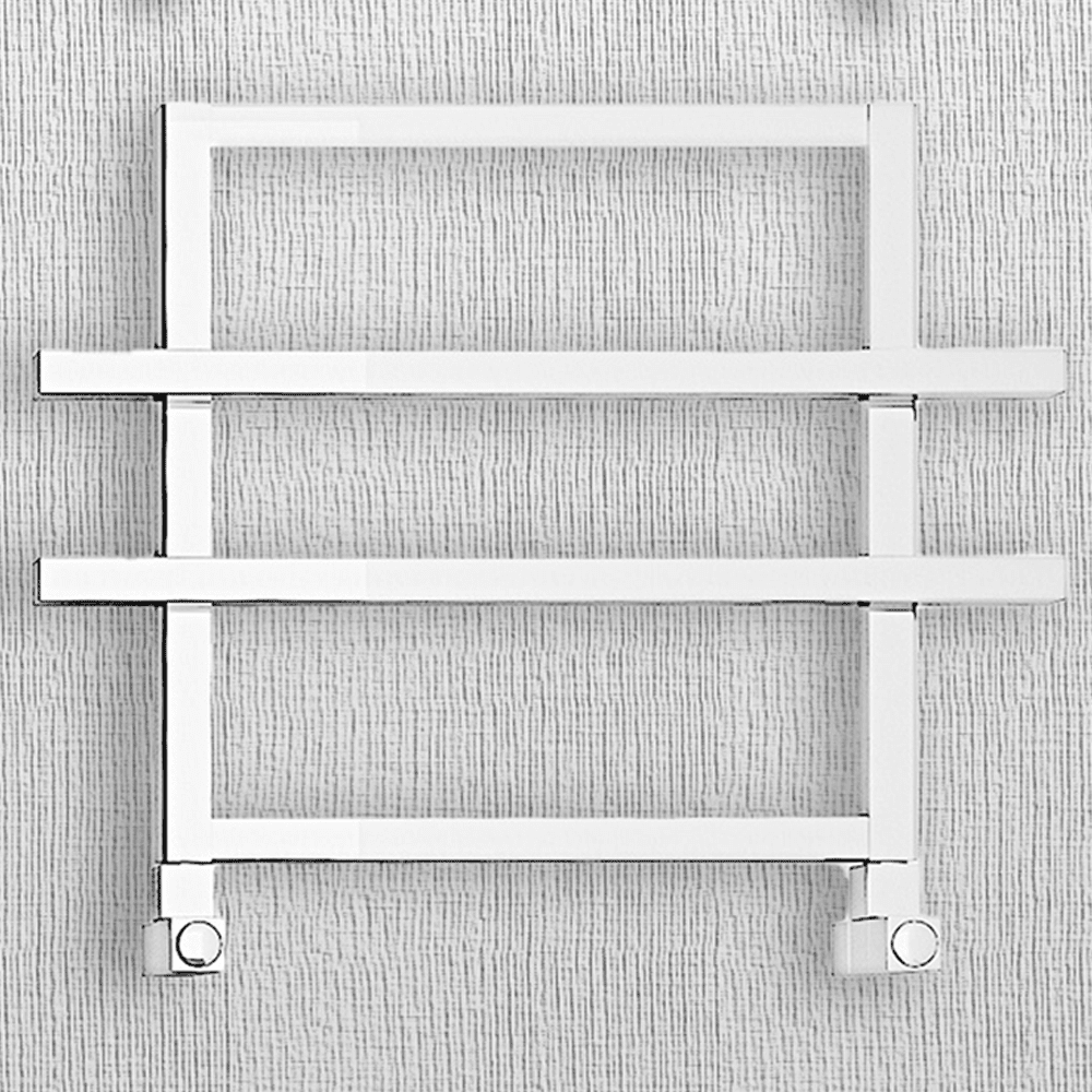 Carisa Ajax Aluminium Heated Towel Rail – White