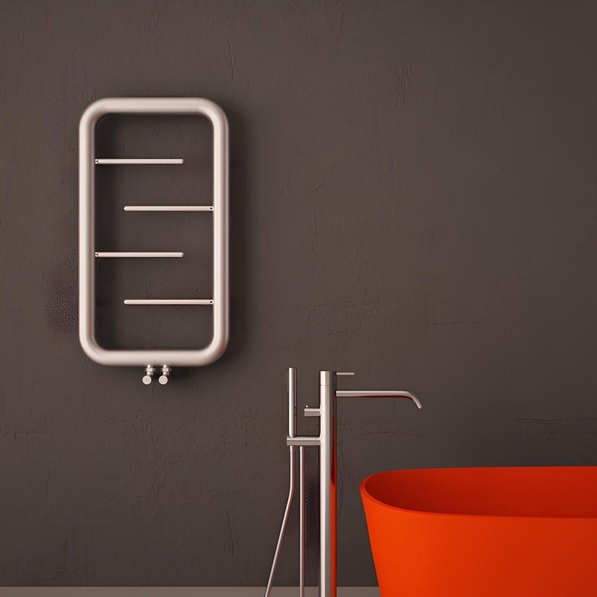 Carisa Aren Stainless Steel Heated Towel Rail – Satin Polished