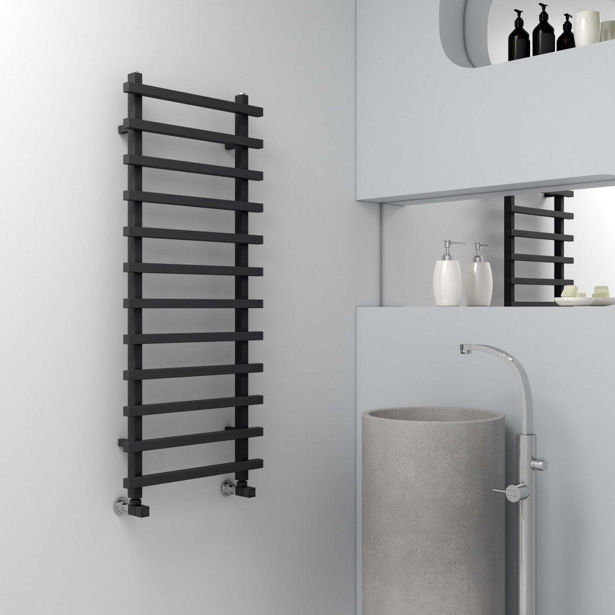 Carisa Baron L Aluminium Heated Towel Rail – Anthracite