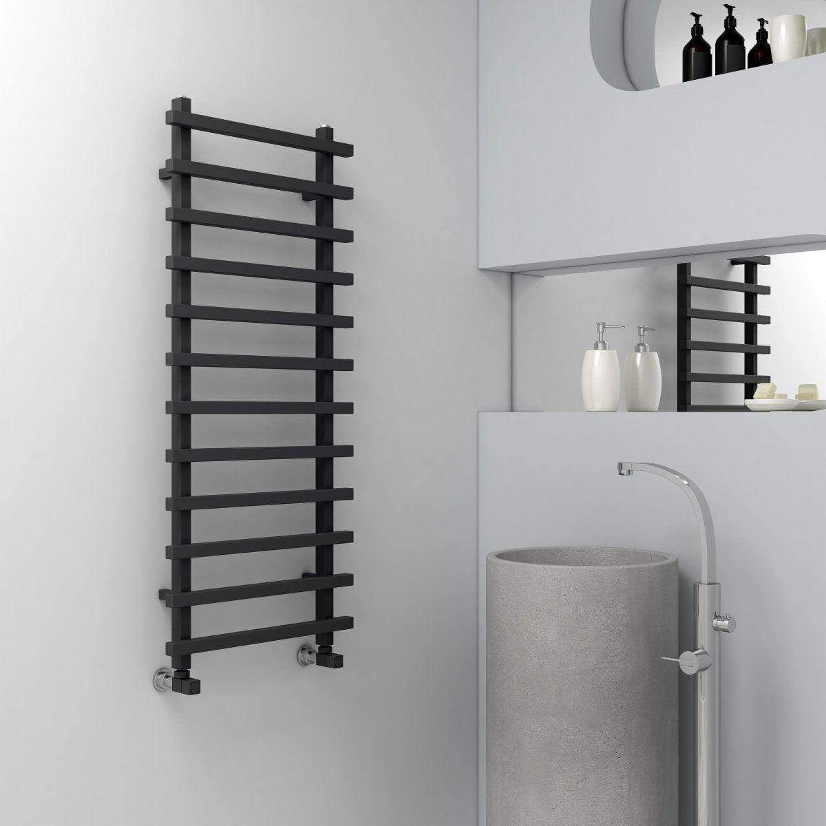 Carisa Baron L Aluminium Heated Towel Rail – Anthracite