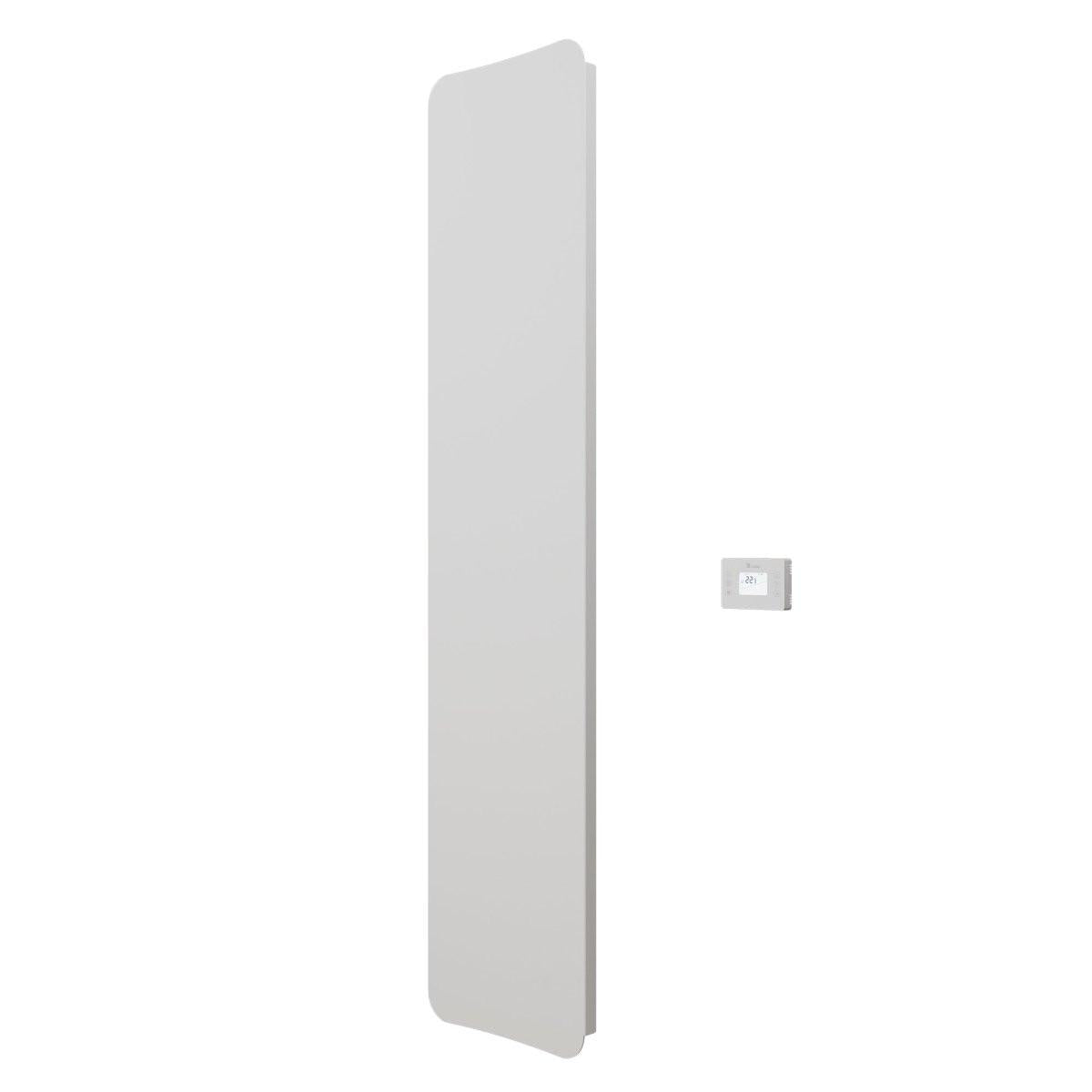 Carisa Boreas Flat Electric Designer Radiator – White, vertical