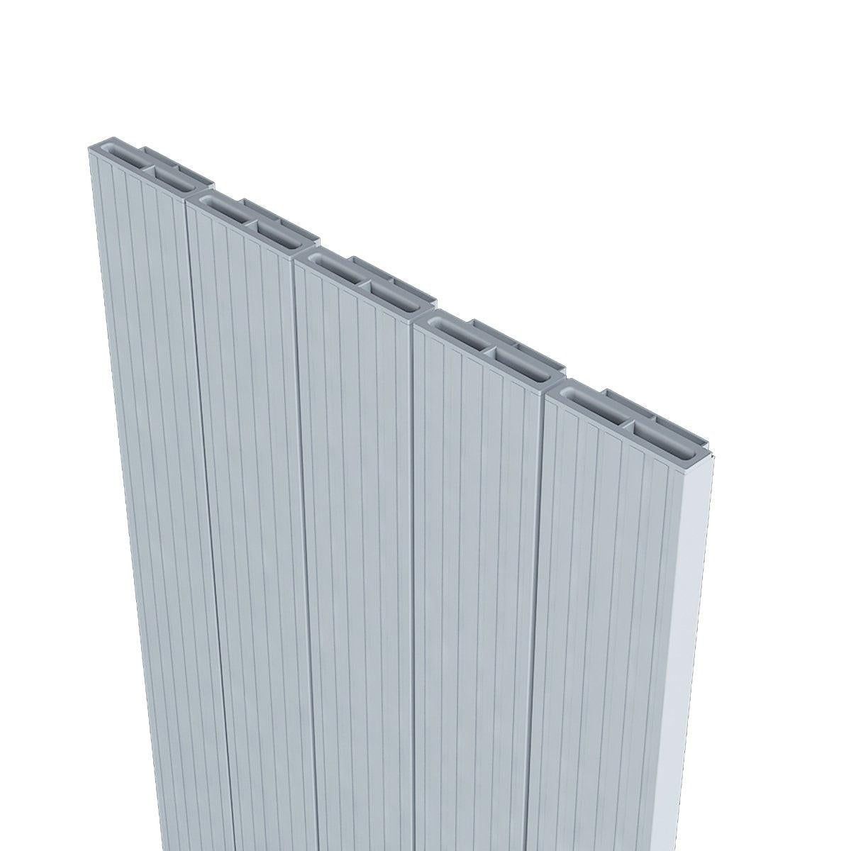 Carisa Boreas M Electric Designer Radiator – White, vertical