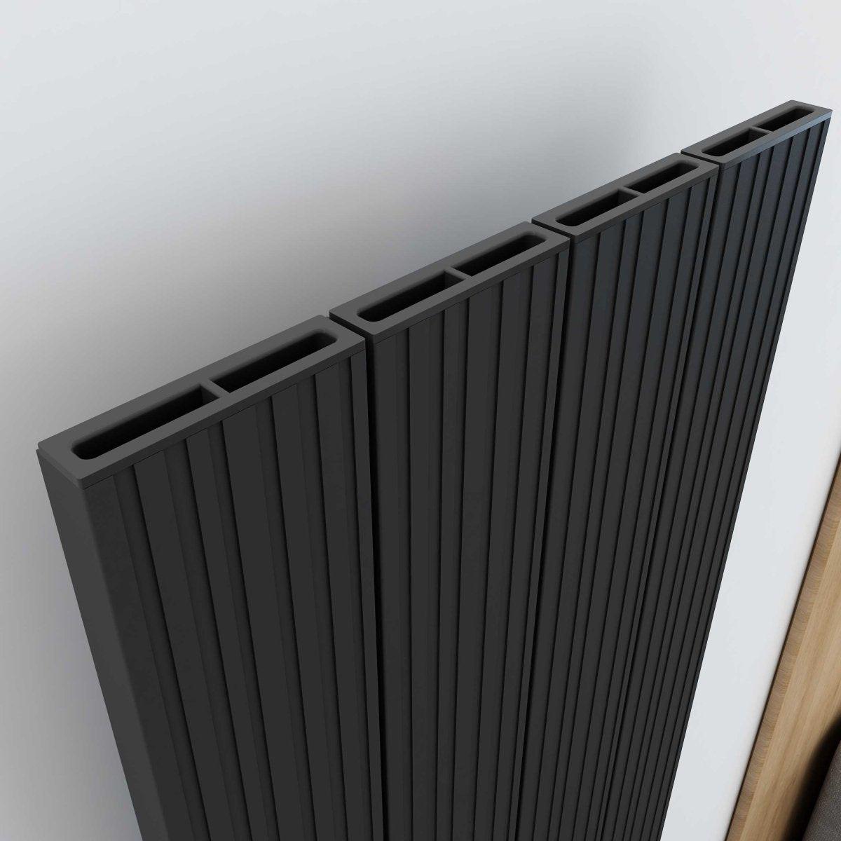 Carisa Boreas M Electric Designer Radiator – Black, vertical