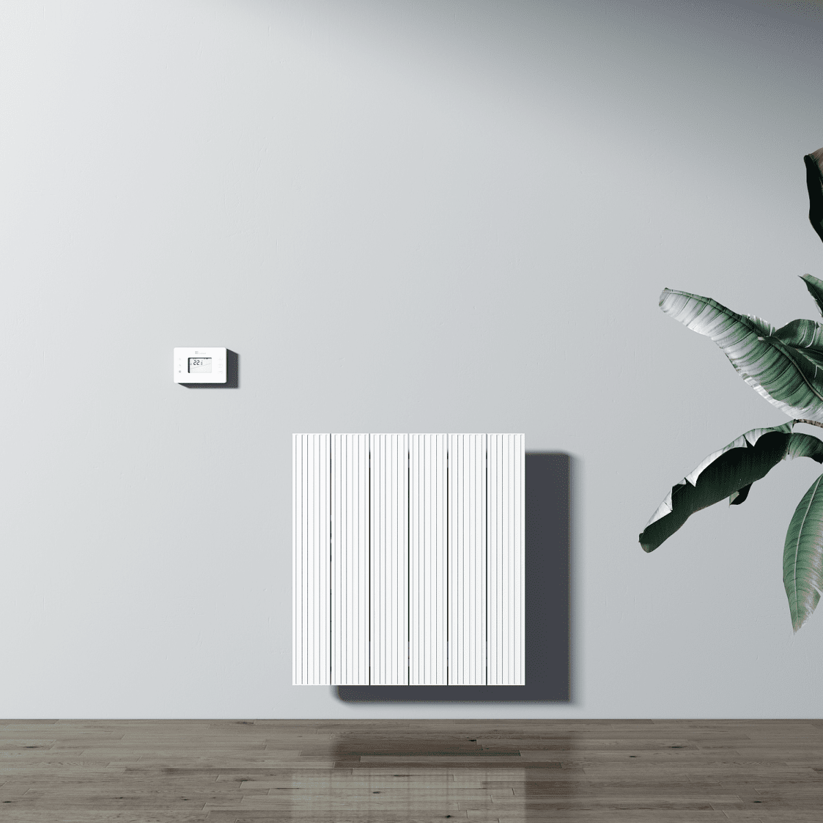 Carisa Boreas M Electric Designer Radiator – White, horizontal