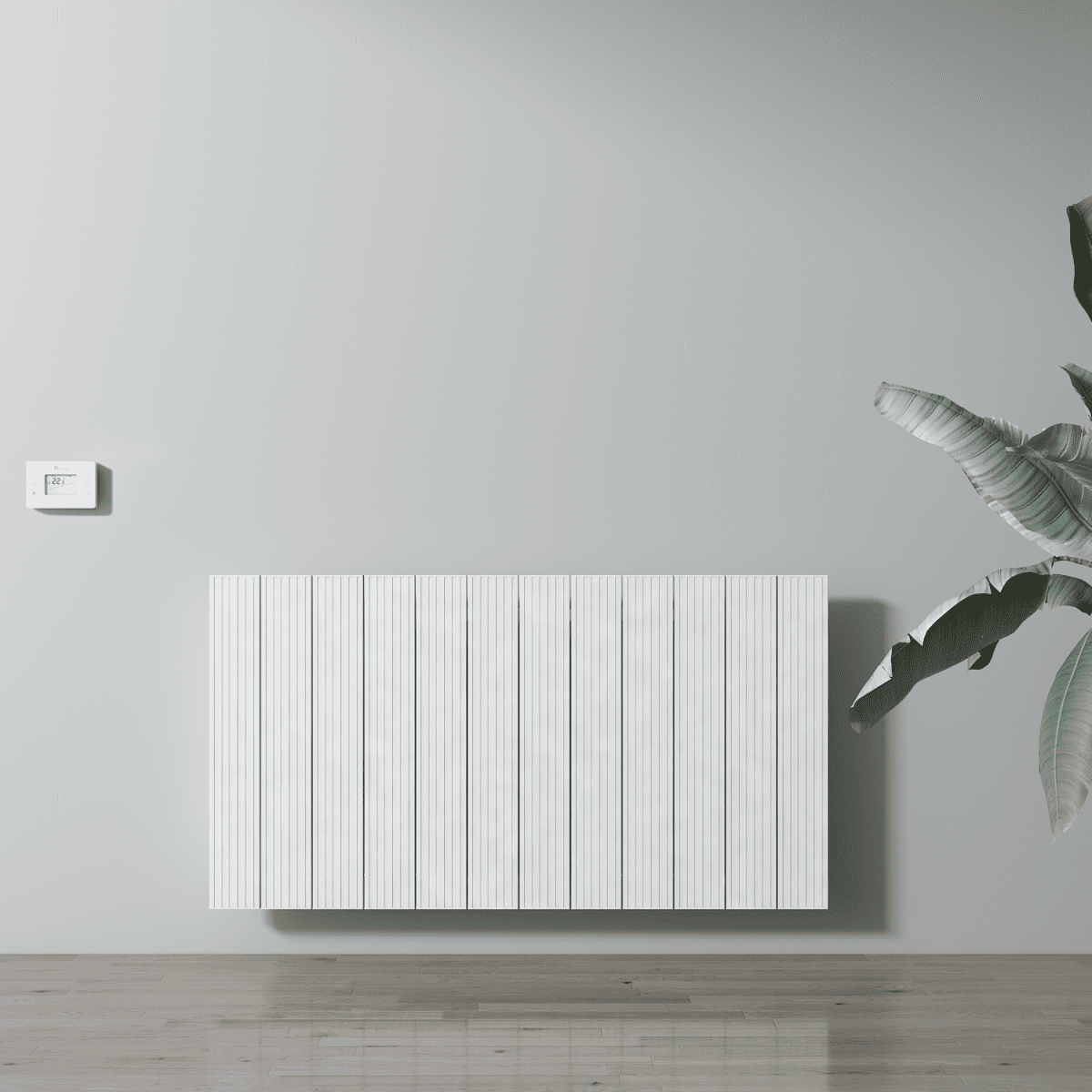 Carisa Boreas M Electric Designer Radiator – White, horizontal