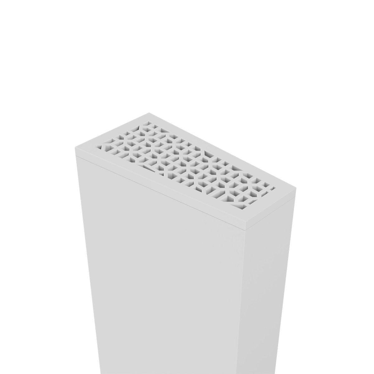 Carisa Boreas Notus S Electric Designer Radiator – White, vertical