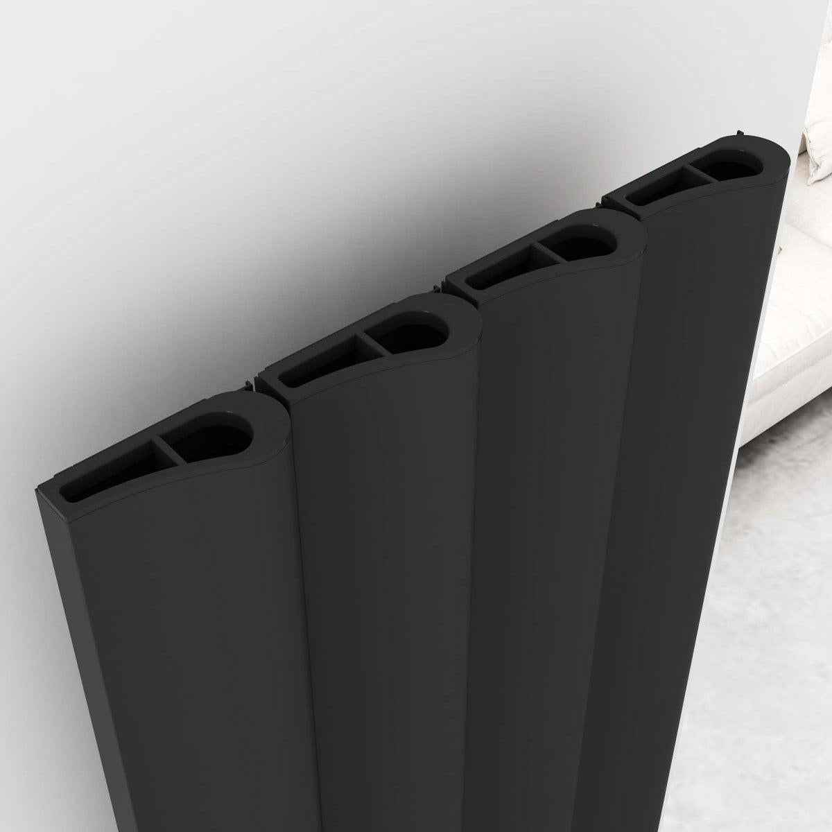 Carisa Boreas S Electric Designer Radiator – Black, vertical