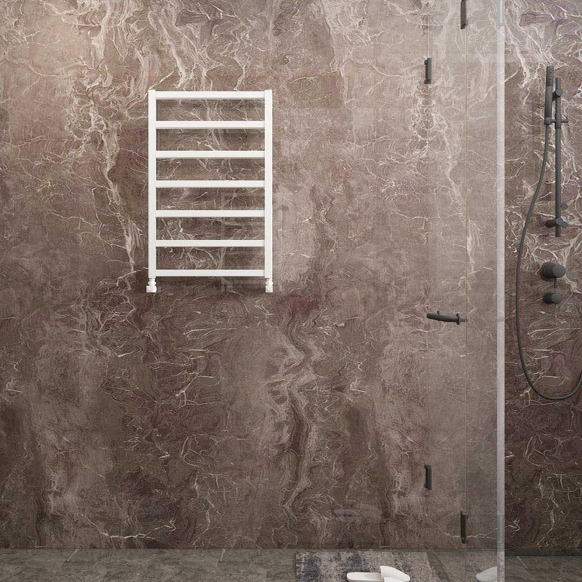 Carisa Burton Aluminium Heated Towel Rail – White