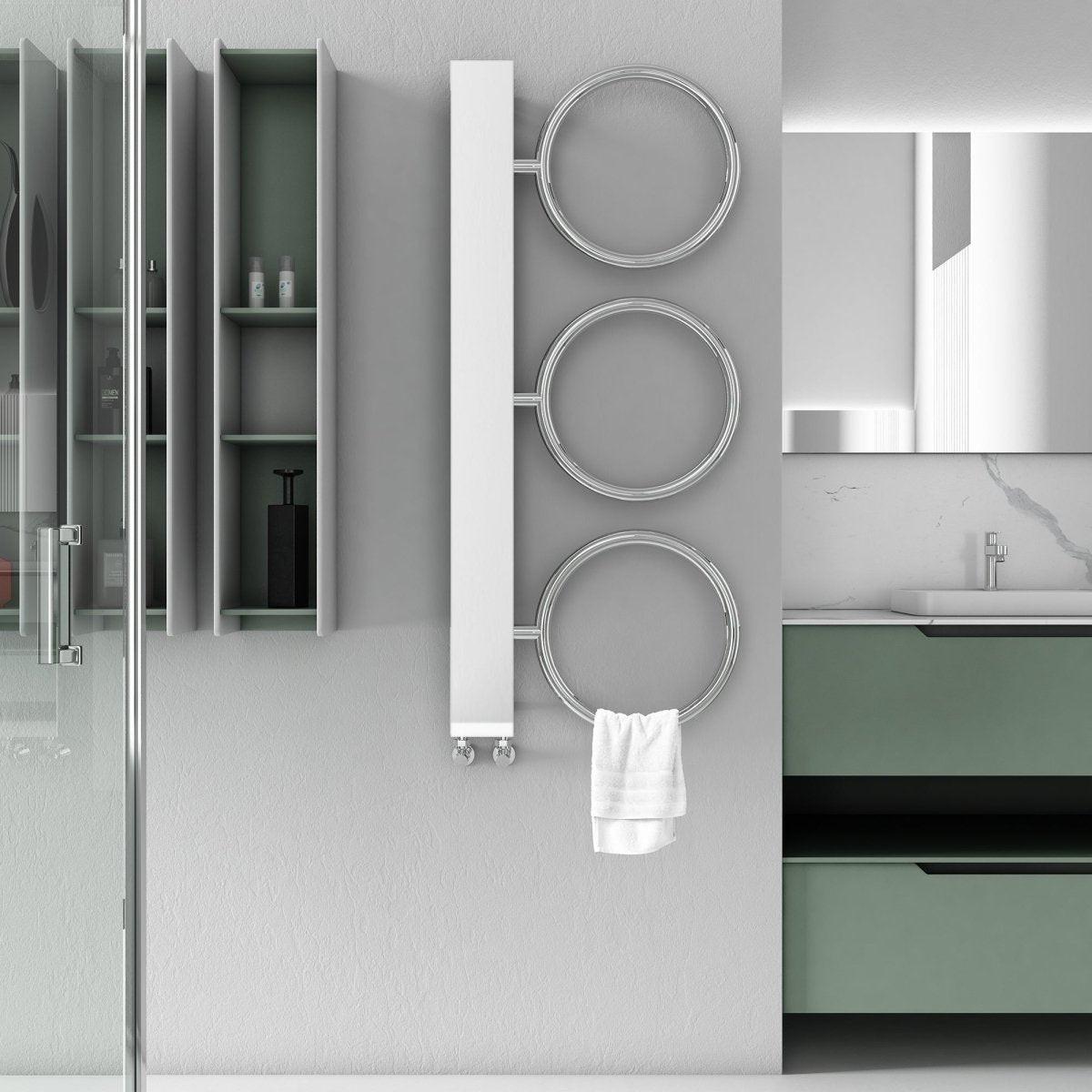 Carisa Castor Stainless Steel Heated Towel Rail – Mirror Polished