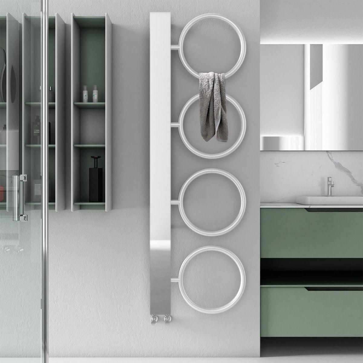 Carisa Castor Stainless Steel Heated Towel Rail – Satin Polished